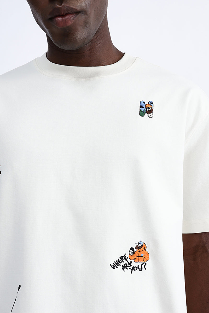 GRAPHIC PRINT OVERSIZED TEE