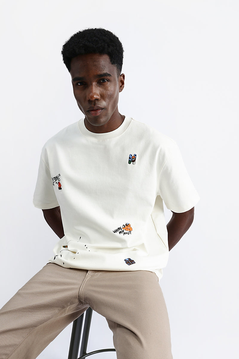 GRAPHIC PRINT OVERSIZED TEE