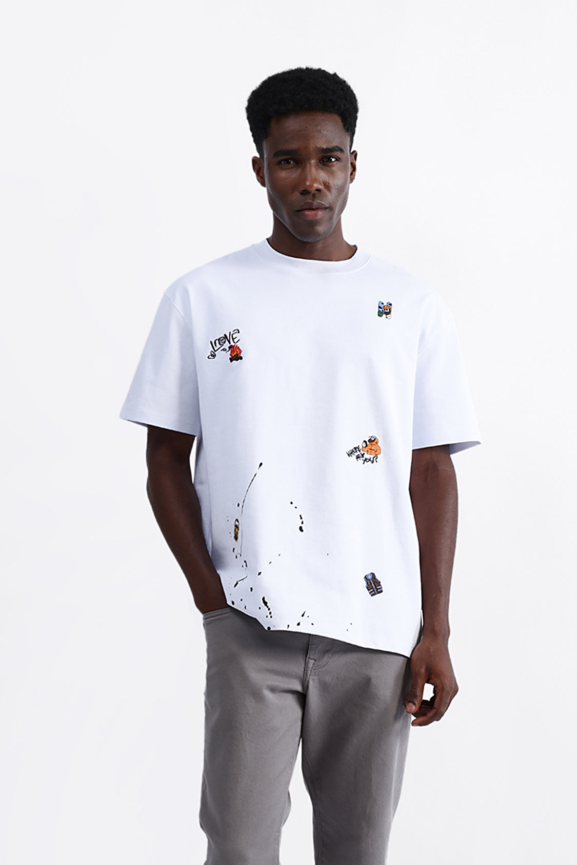 GRAPHIC PRINT OVERSIZED TEE