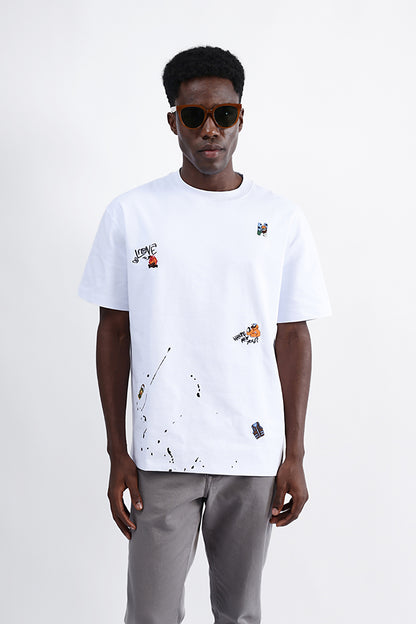 GRAPHIC PRINT OVERSIZED TEE