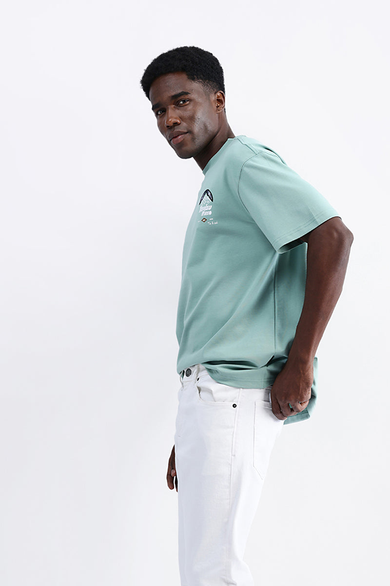 GRAPHIC PRINT OVERSIZED TEE