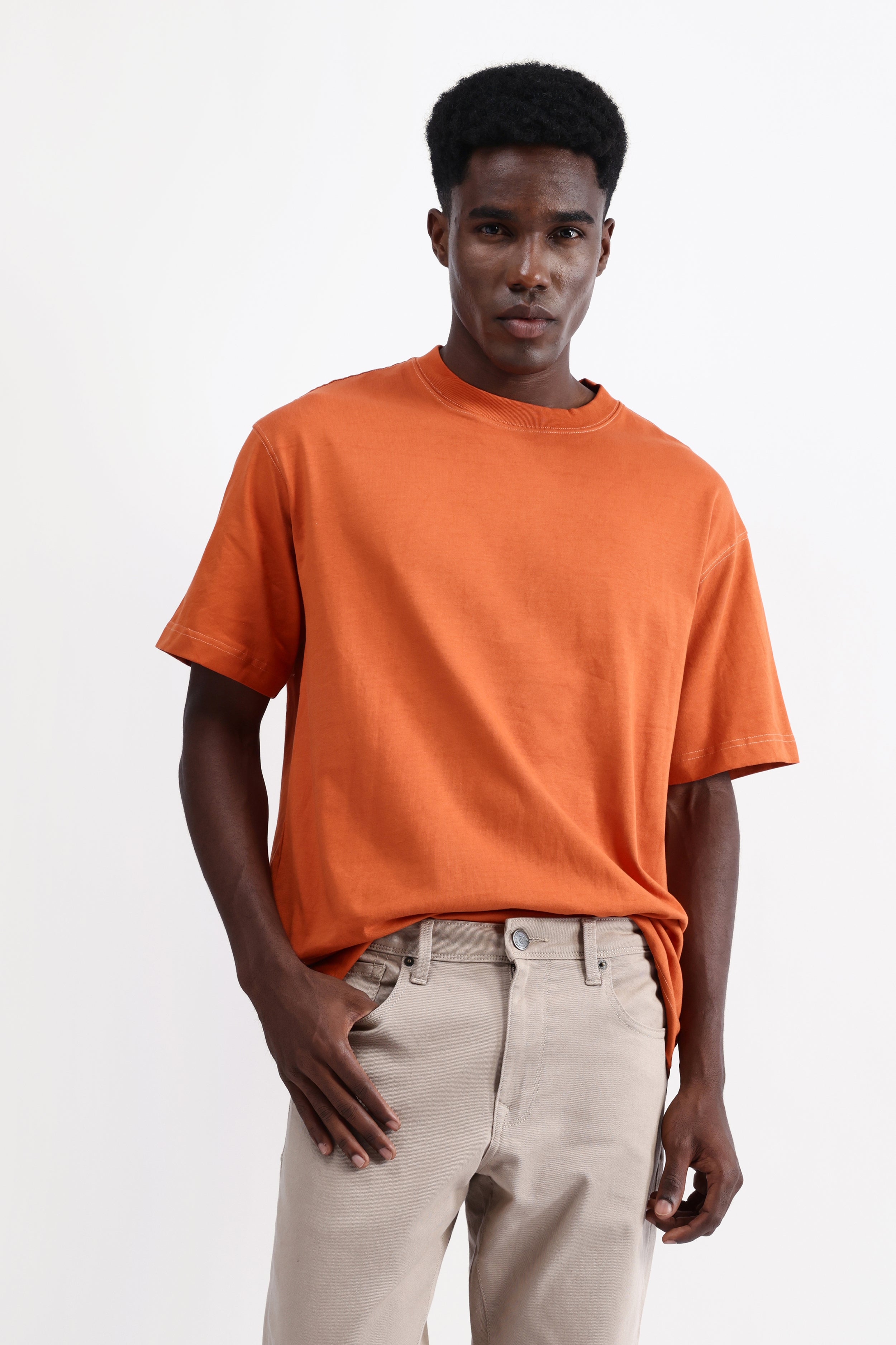 OVERSIZED PLAIN T-SHIRT