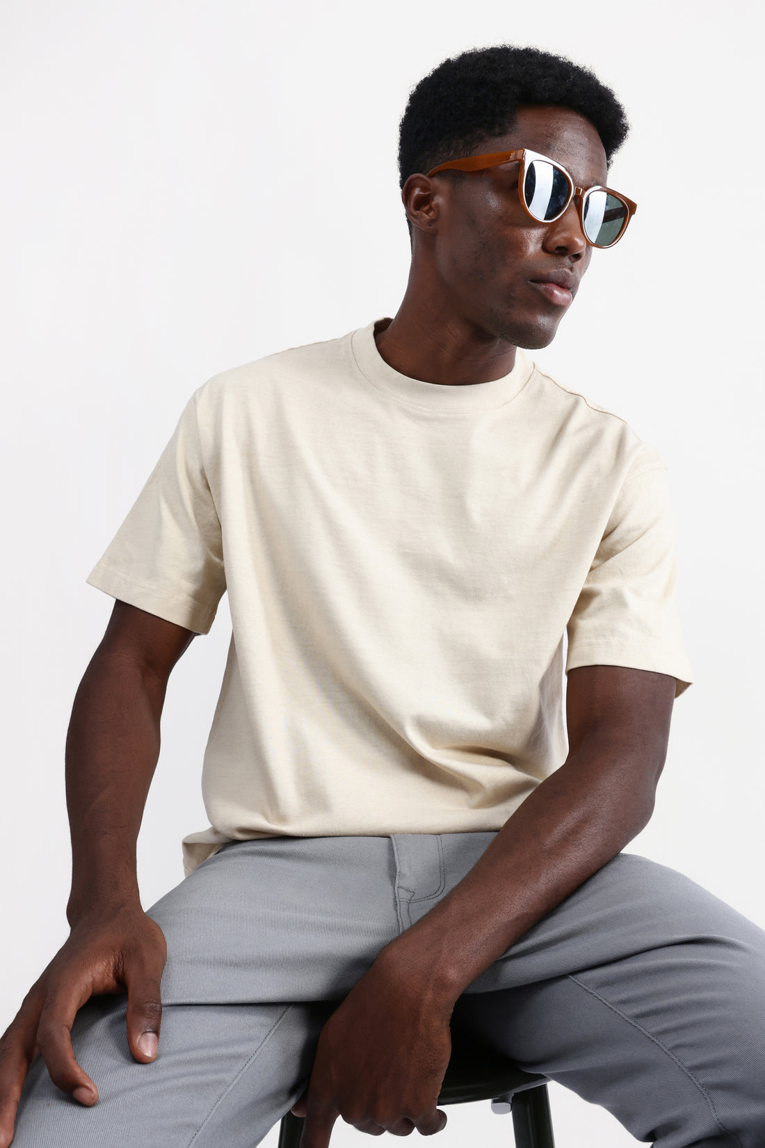 OVERSIZED PLAIN T-SHIRT