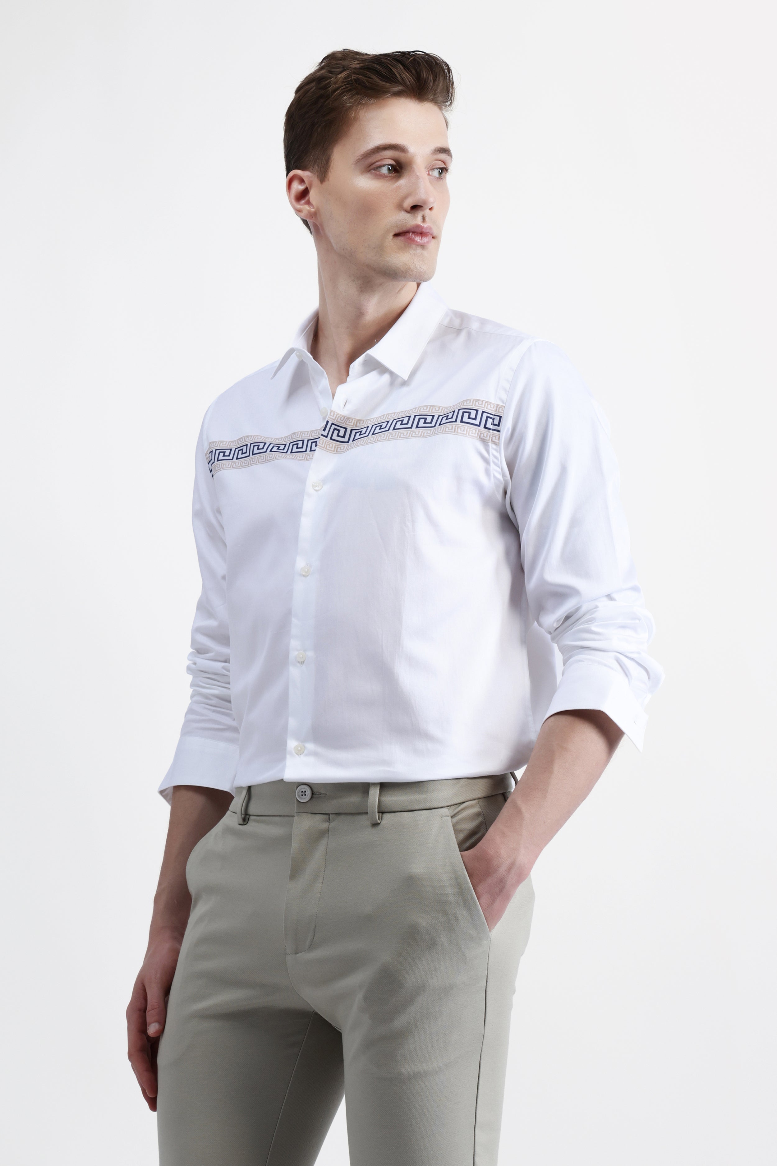 FULL SLEEVES STRIPED SHIRT