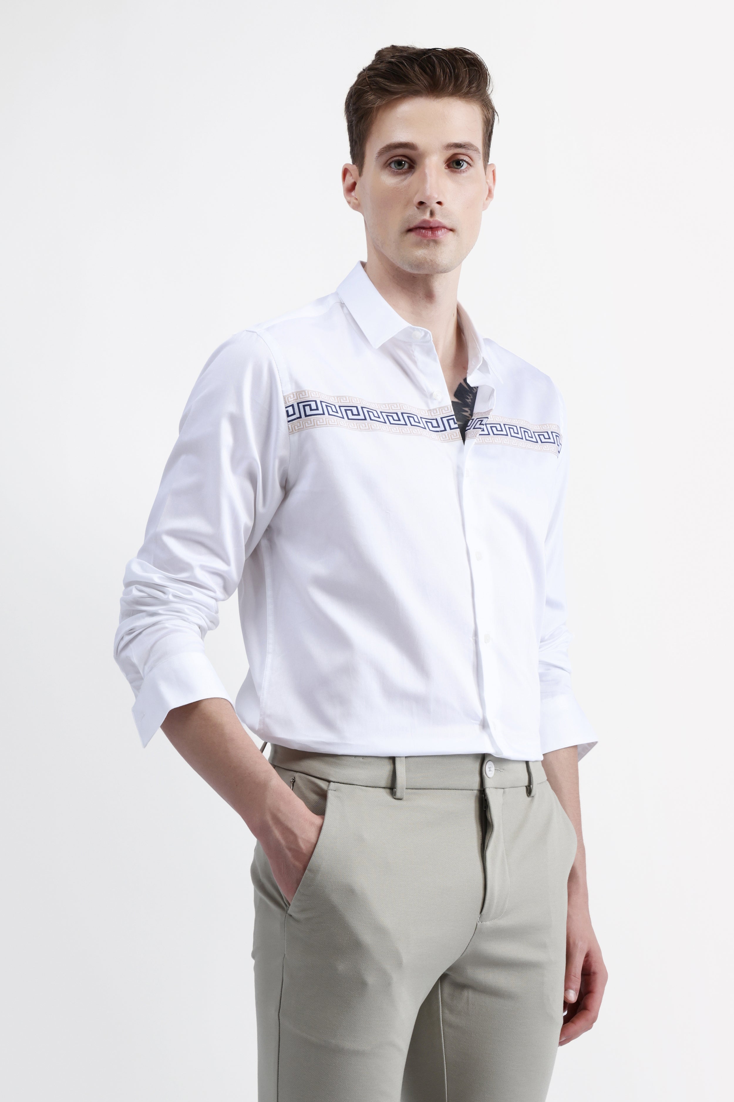 FULL SLEEVES STRIPED SHIRT