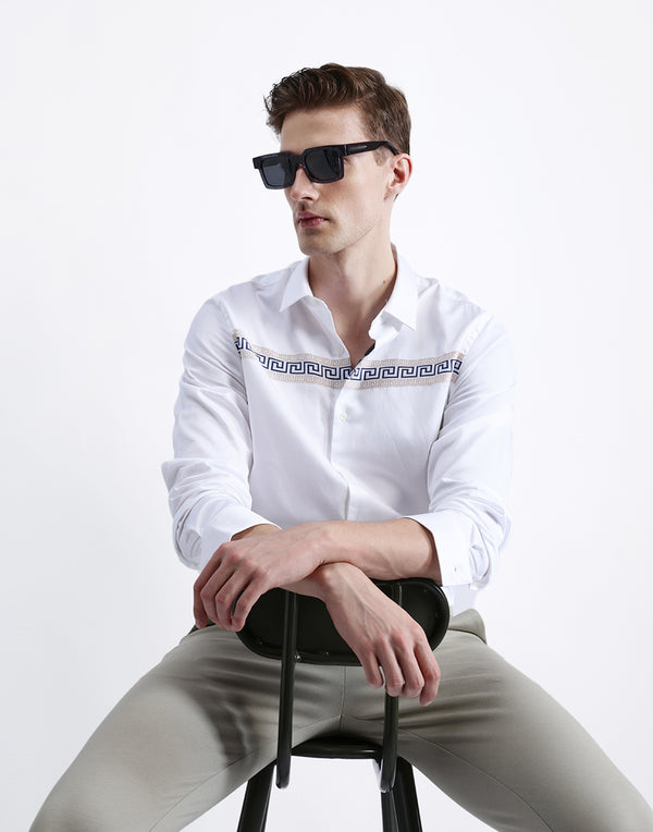 FULL SLEEVES STRIPED SHIRT