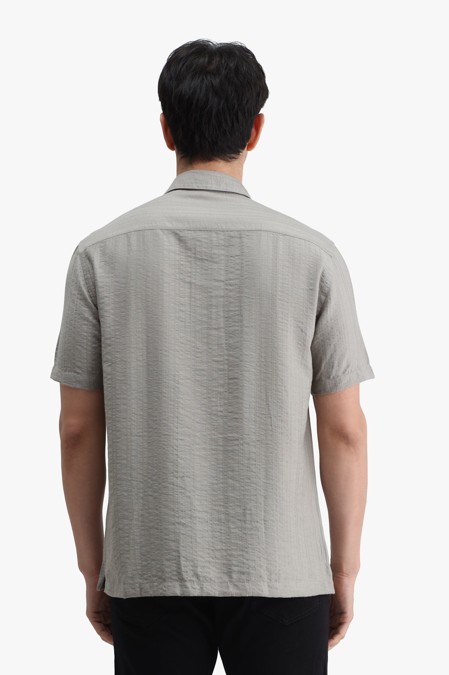 Viscose Blend Solid Shirt