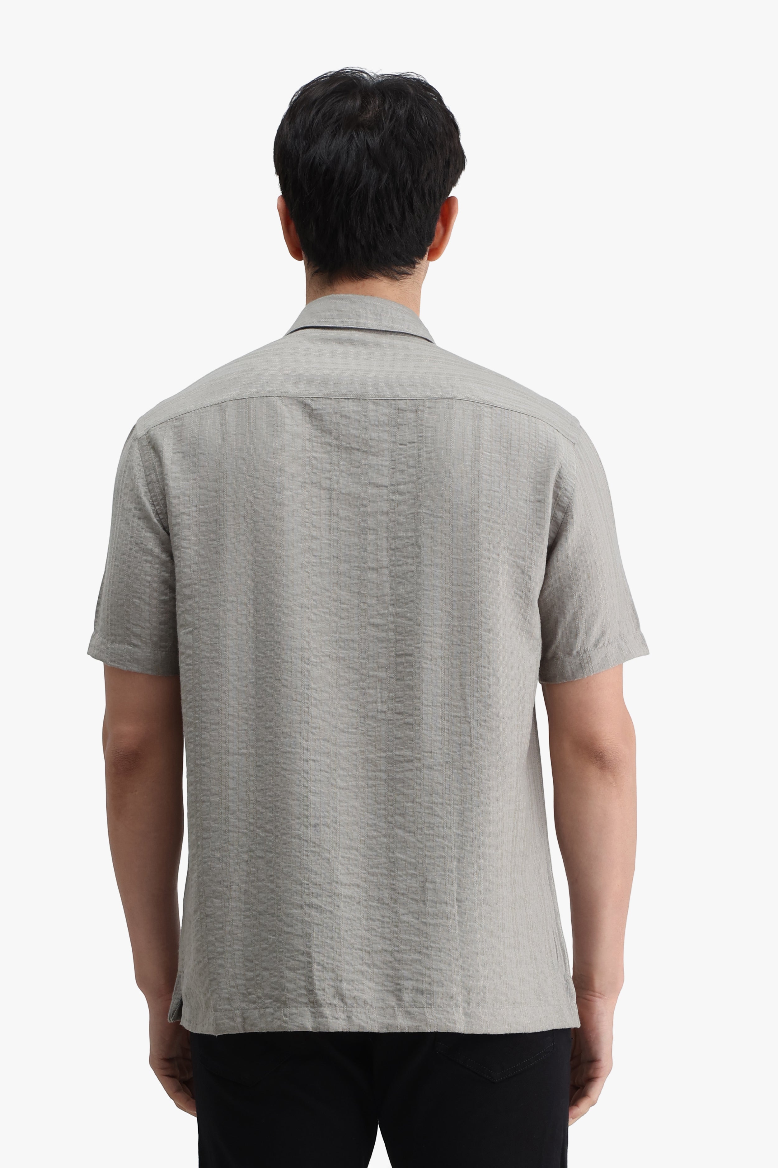 Viscose Blend Solid Shirt