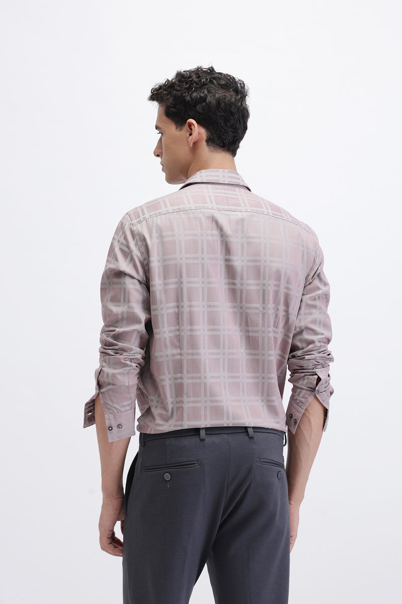 SLIM FIT CHECKED SHIRT