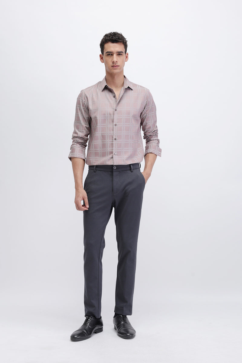 SLIM FIT CHECKED SHIRT