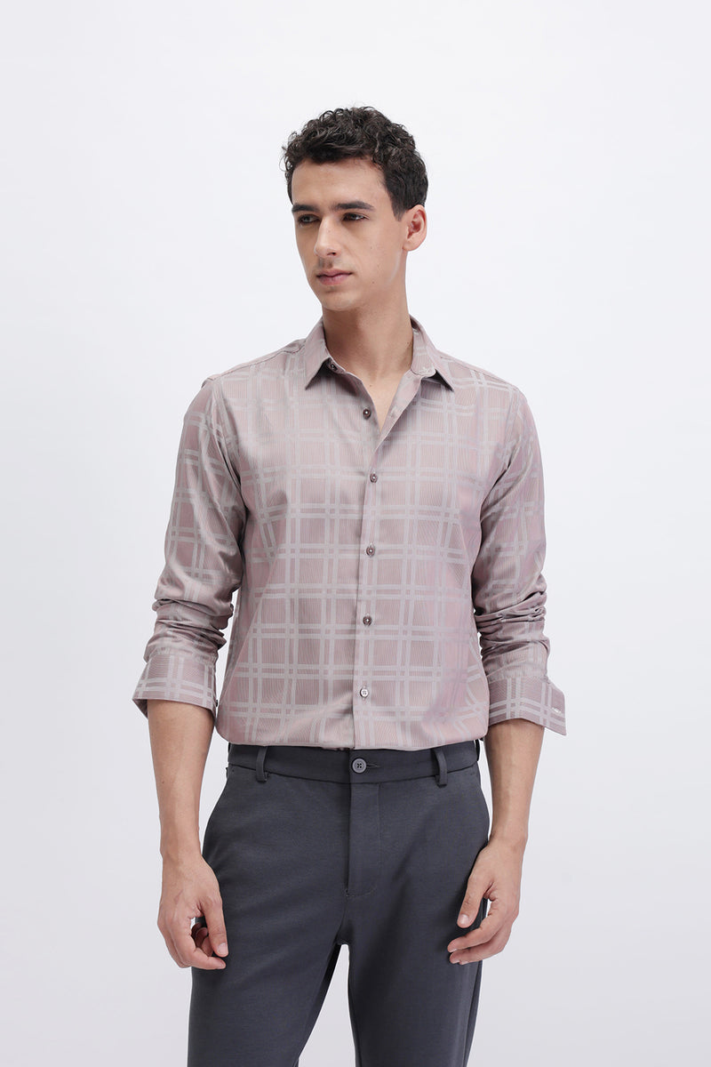 SLIM FIT CHECKED SHIRT