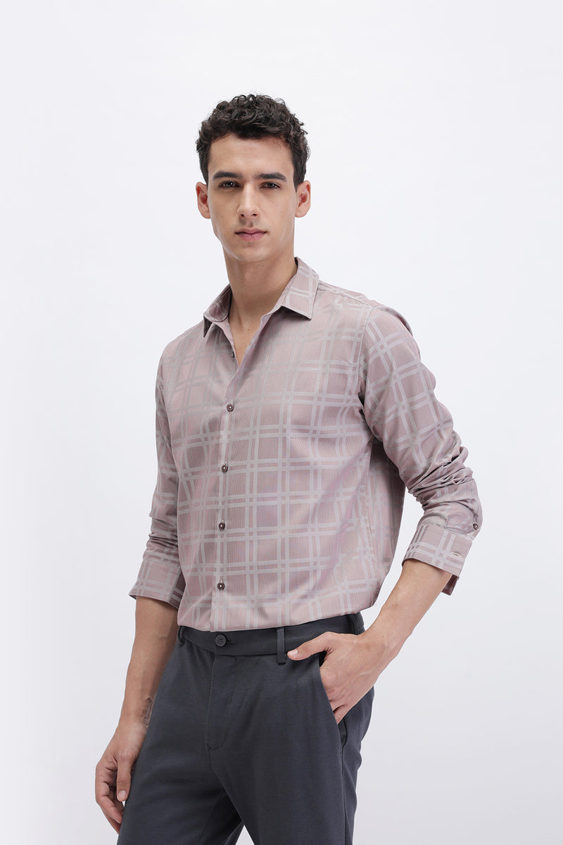 SLIM FIT CHECKED SHIRT