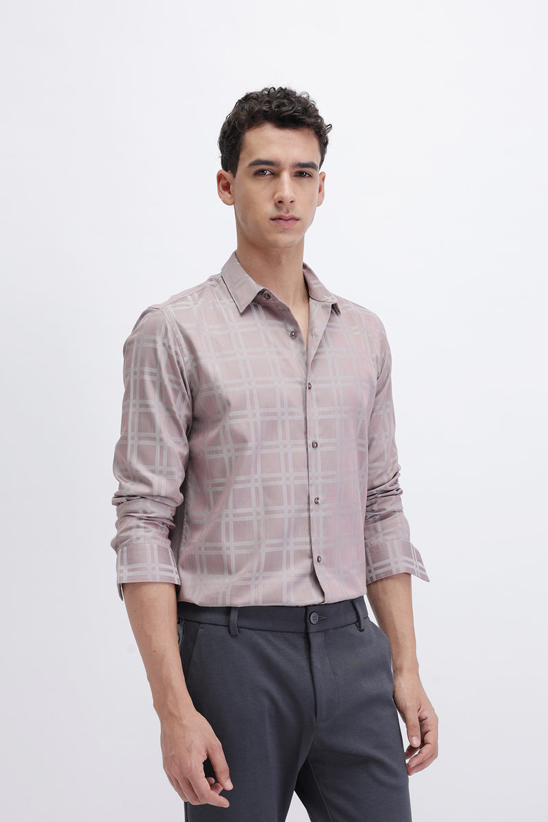 SLIM FIT CHECKED SHIRT