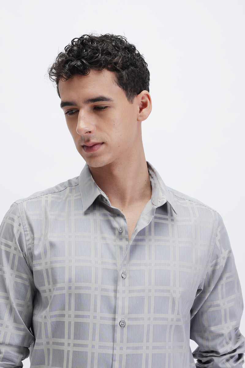 SLIM FIT CHECKED SHIRT
