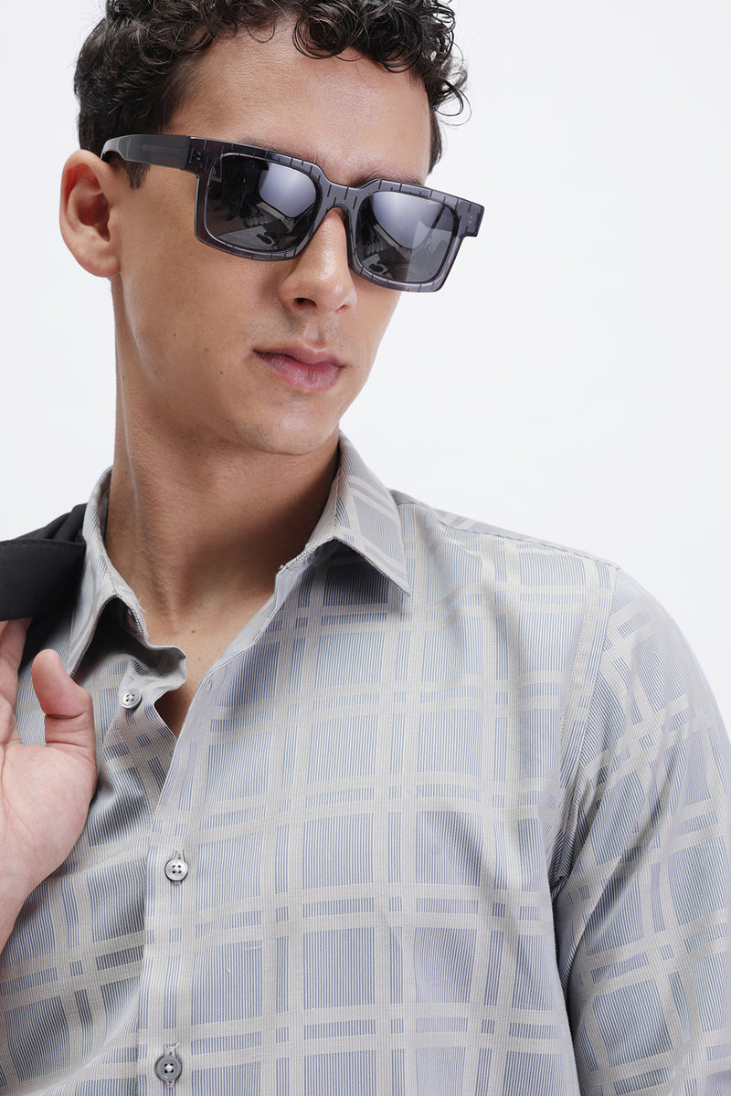 SLIM FIT CHECKED SHIRT