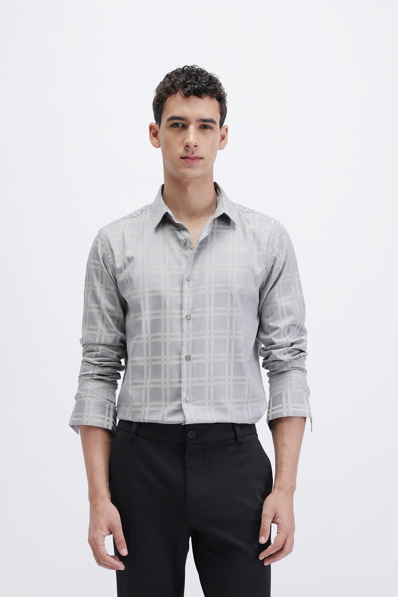 SLIM FIT CHECKED SHIRT