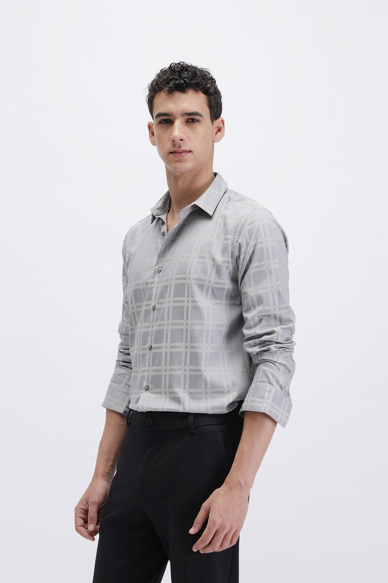 SLIM FIT CHECKED SHIRT