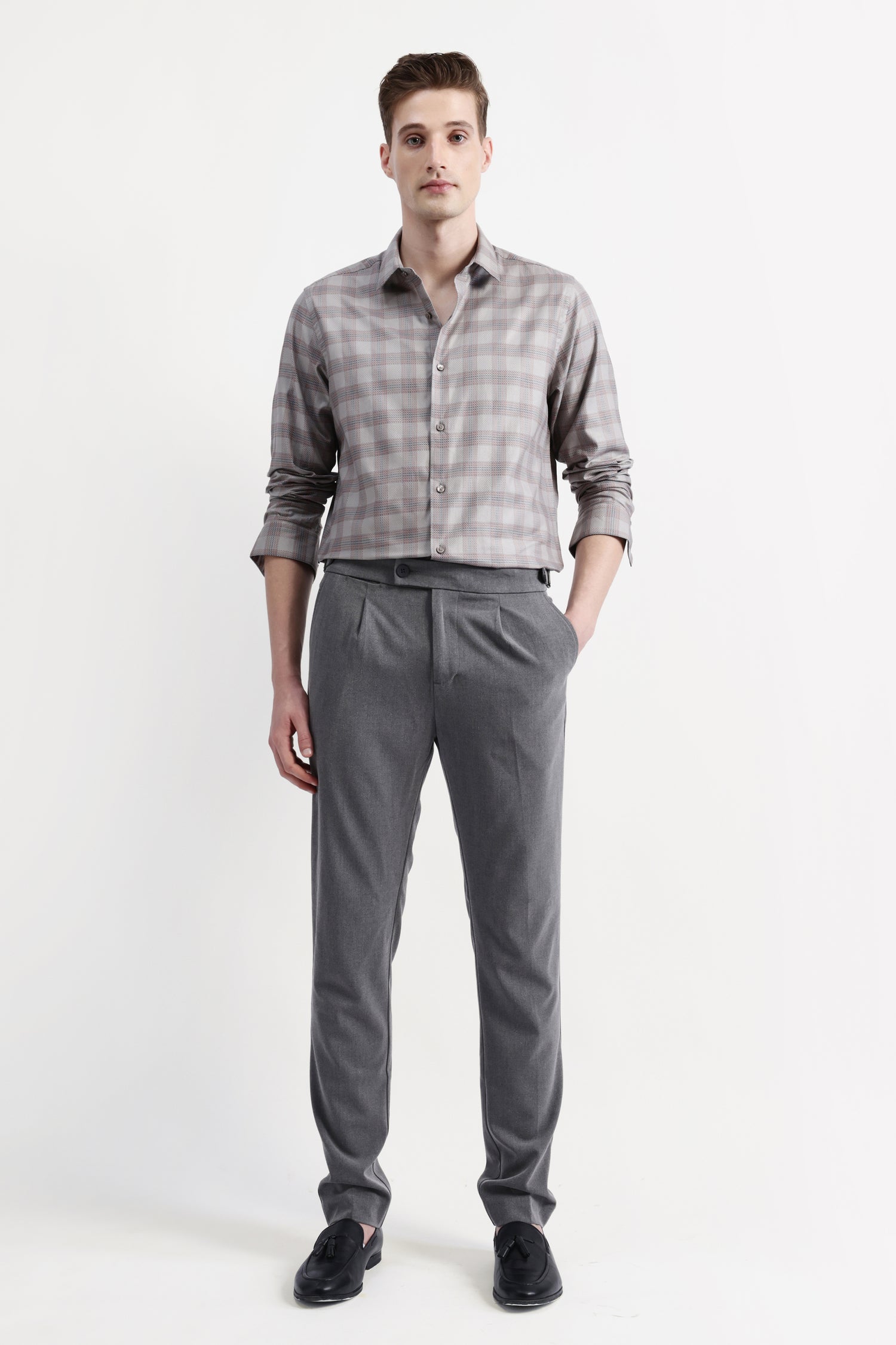 FULL SLEEVES CHECKED SHIRT