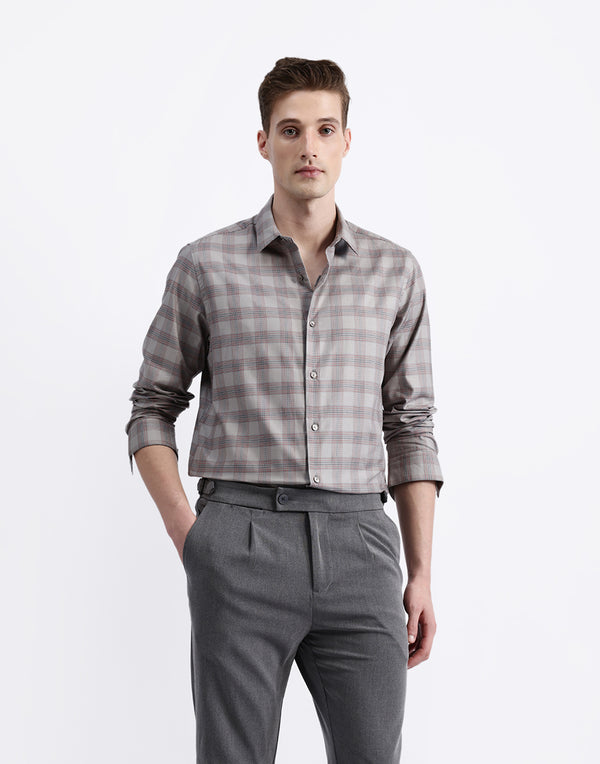 FULL SLEEVES CHECKED SHIRT