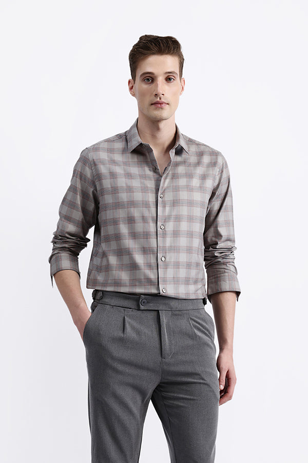 FULL SLEEVES CHECKED SHIRT