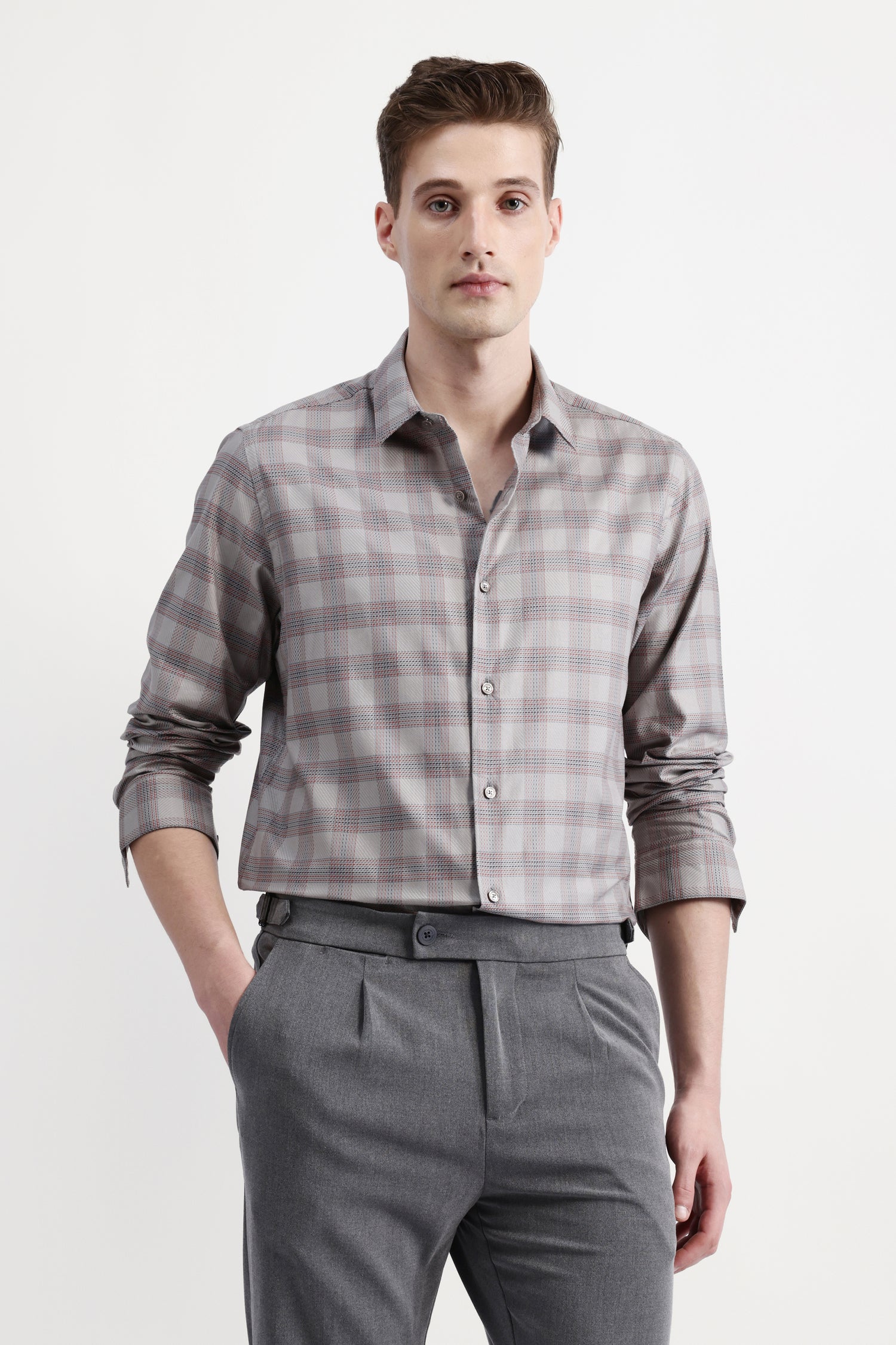 FULL SLEEVES CHECKED SHIRT