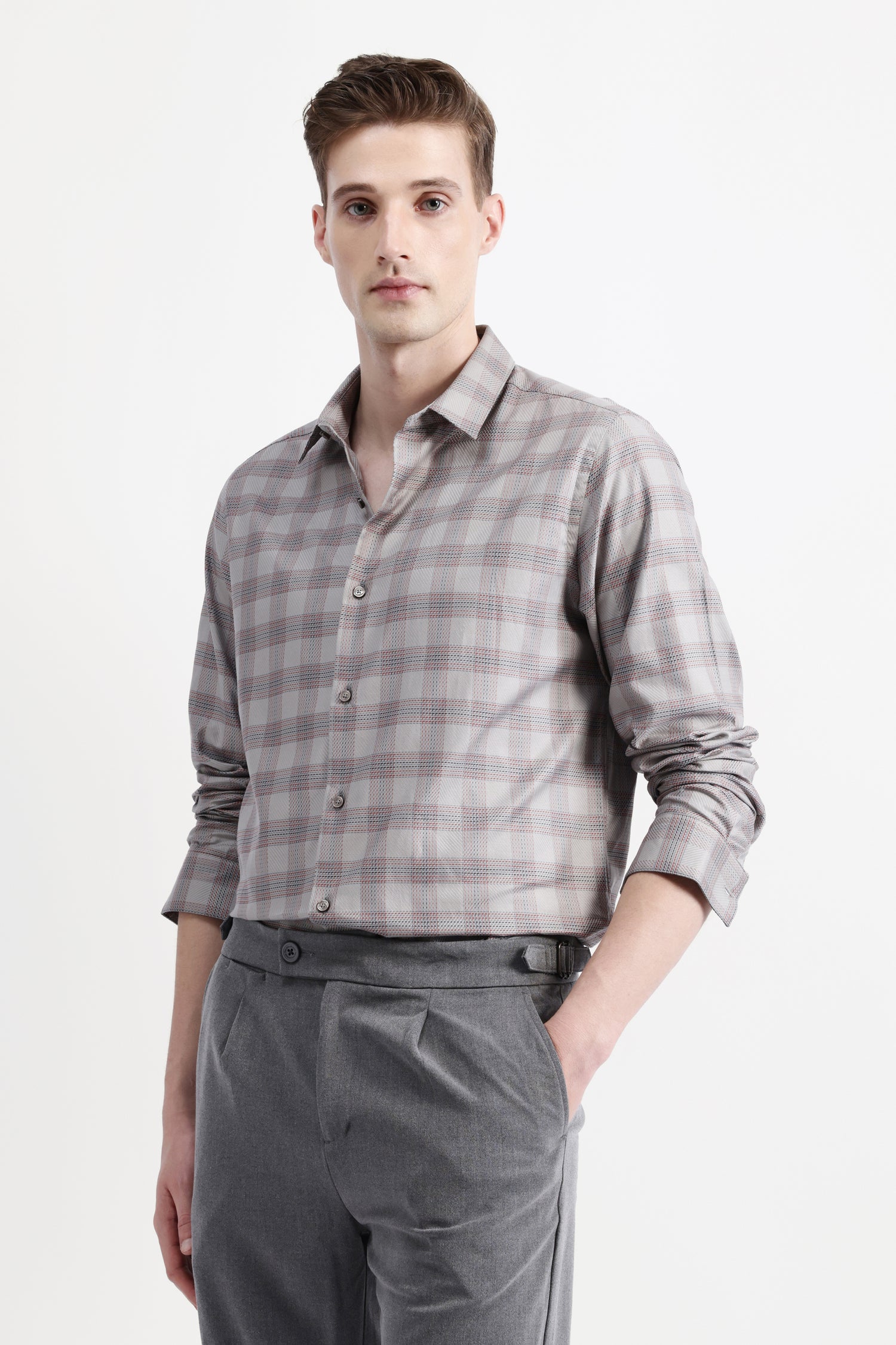 FULL SLEEVES CHECKED SHIRT