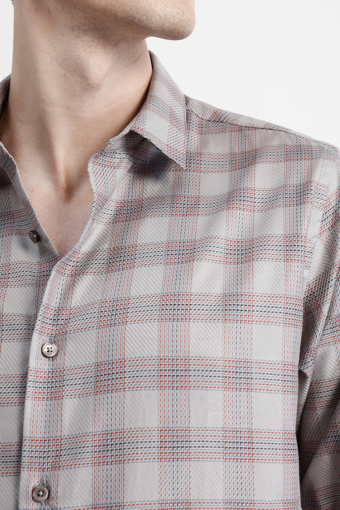 FULL SLEEVES CHECKED SHIRT