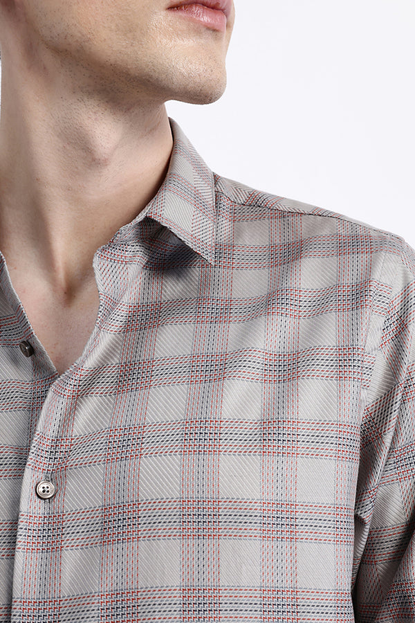 FULL SLEEVES CHECKED SHIRT