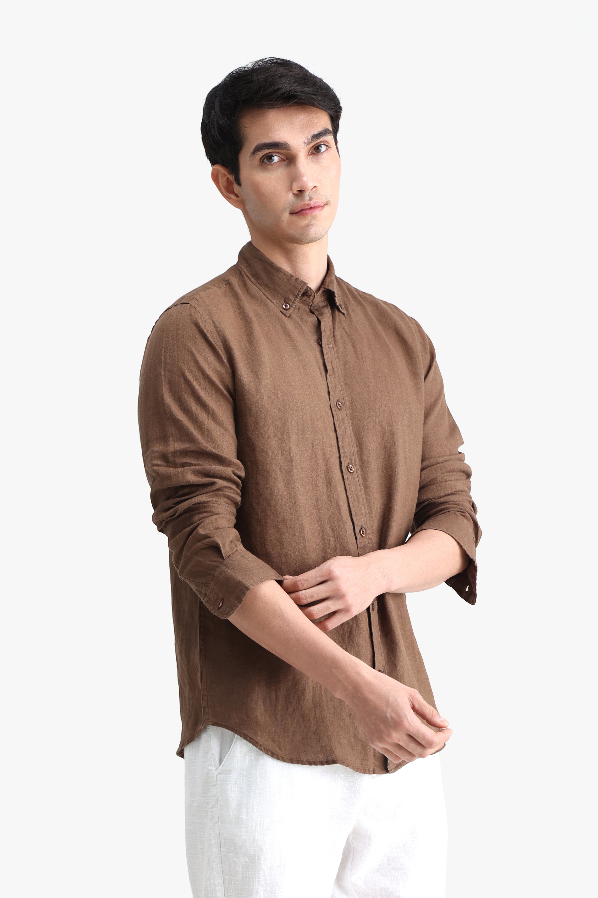 100% PURE LINEN SHIRT