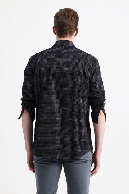 FULL SLEEVES CHECKED SHIRT