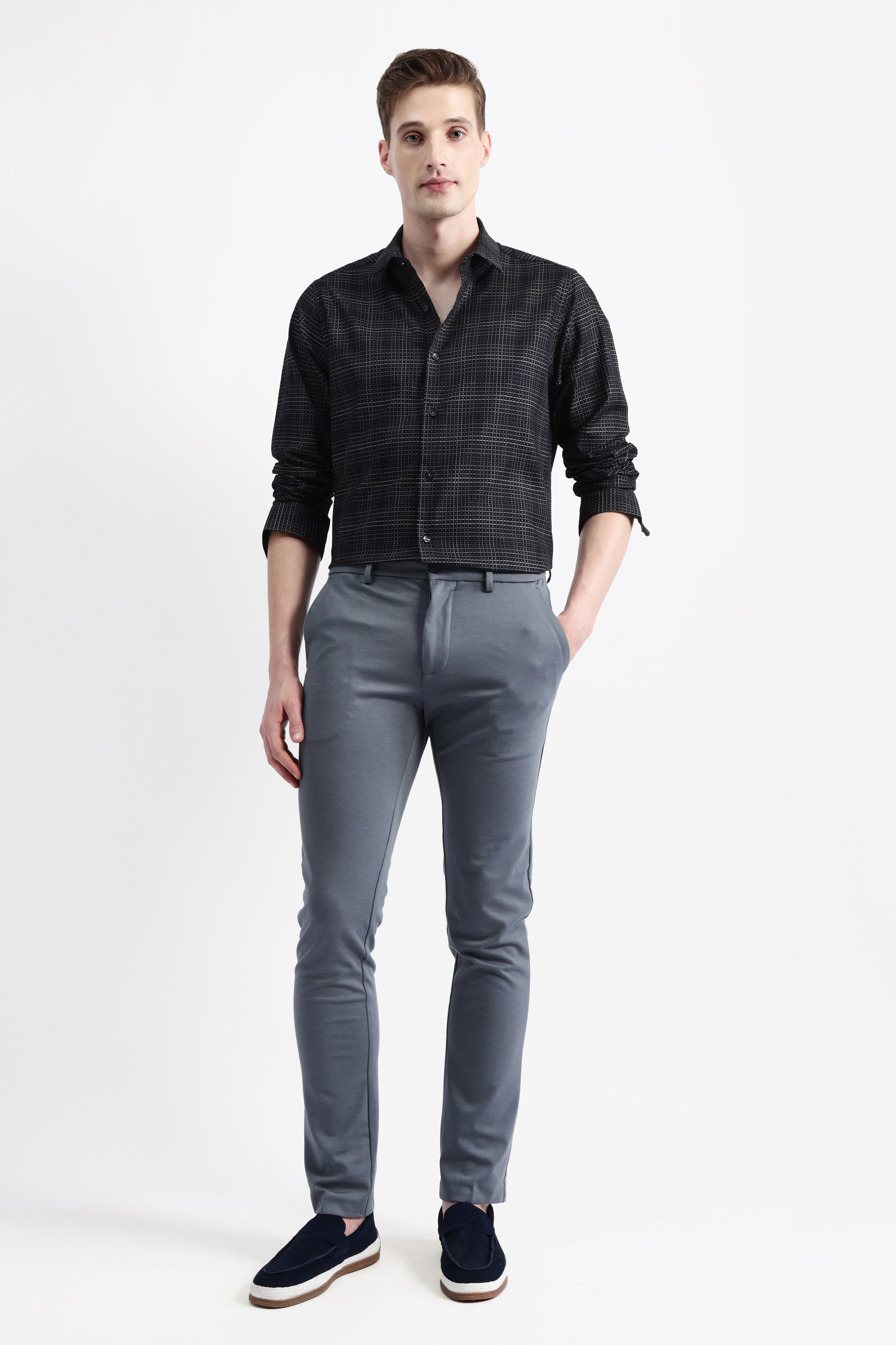 FULL SLEEVES CHECKED SHIRT