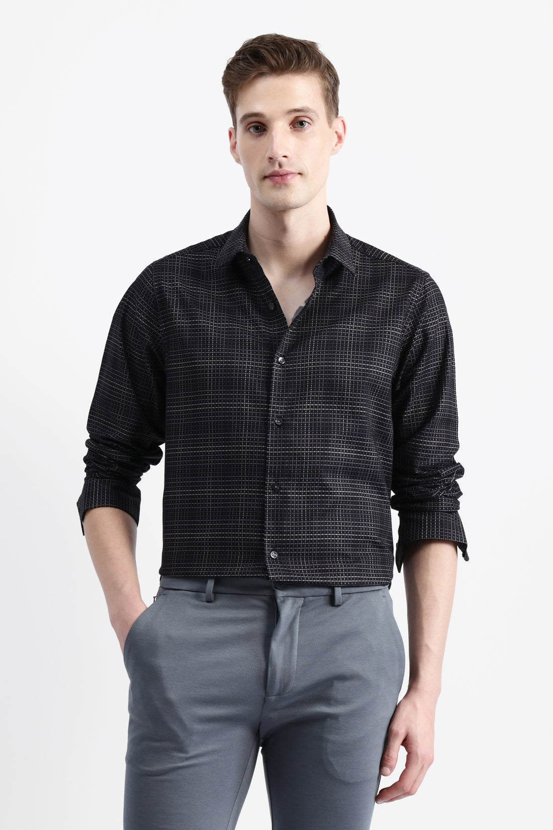 FULL SLEEVES CHECKED SHIRT
