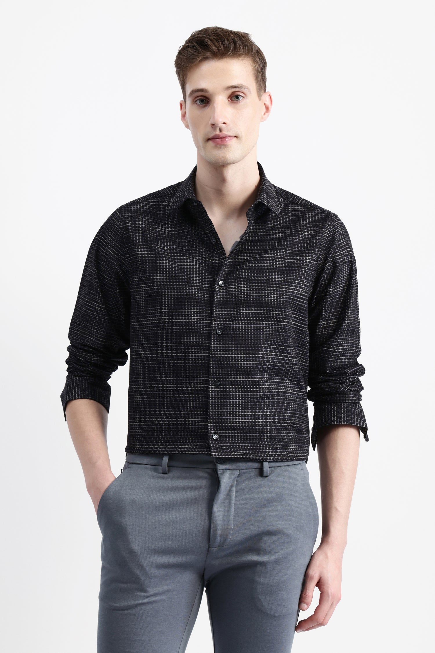 FULL SLEEVES CHECKED SHIRT