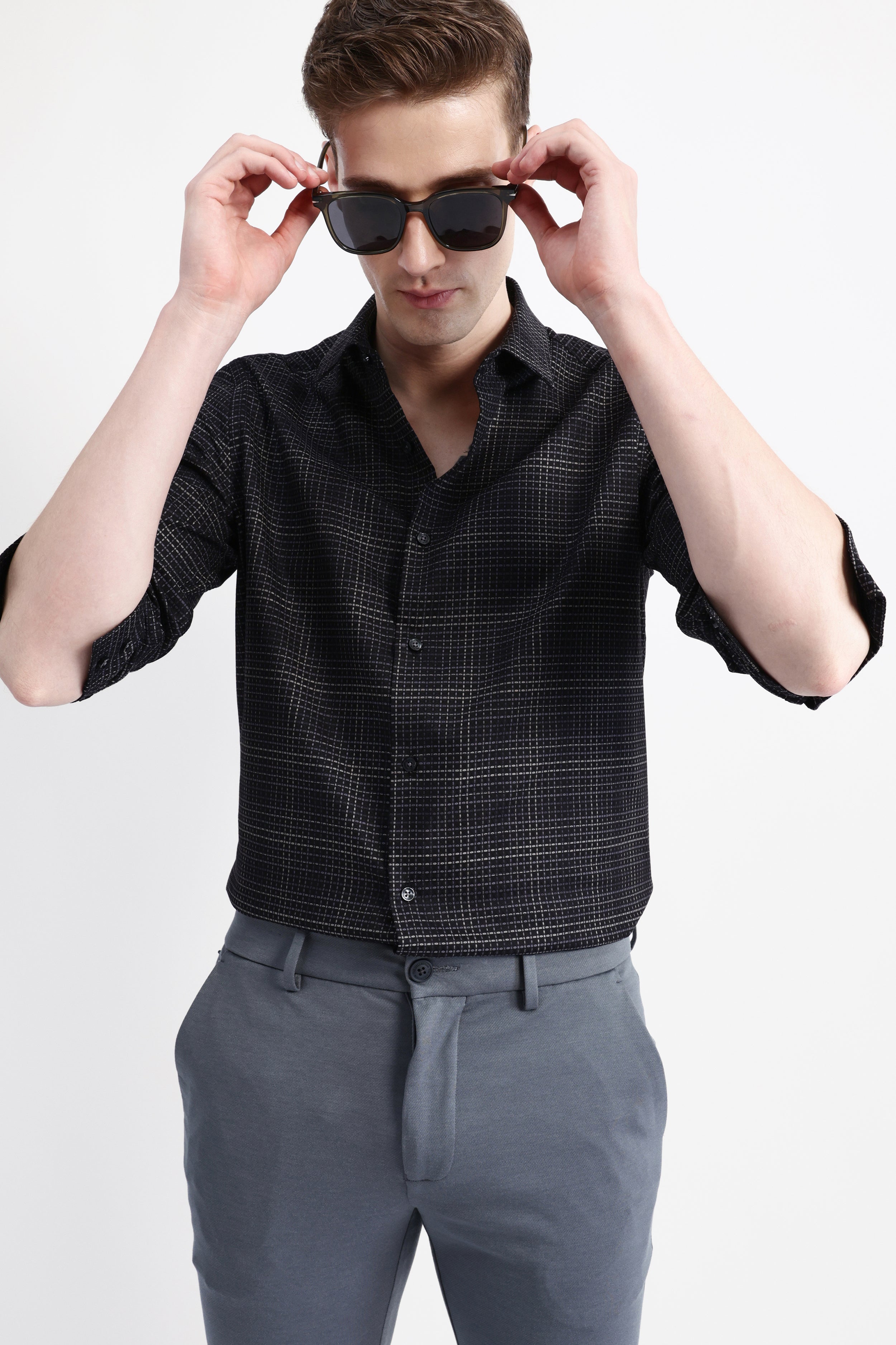 FULL SLEEVES CHECKED SHIRT