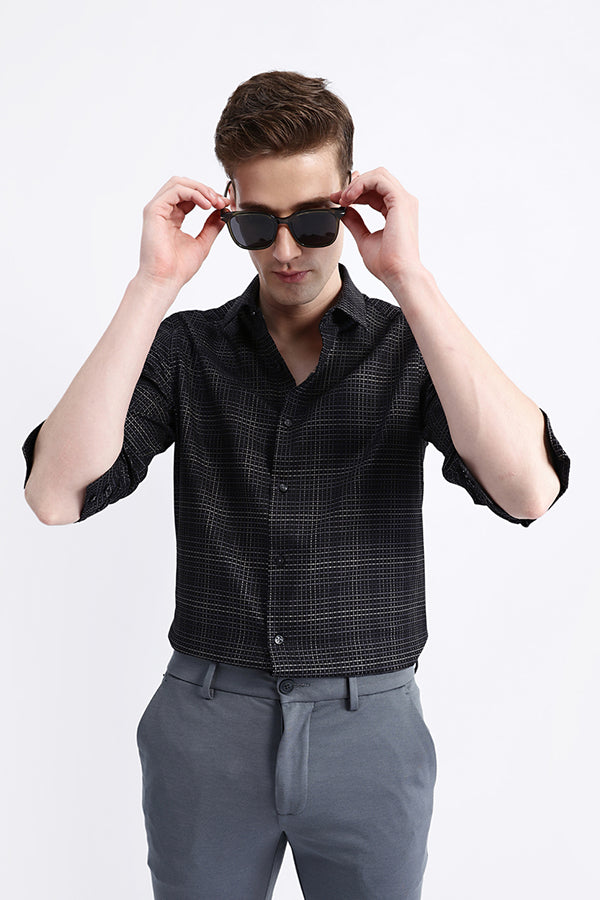 FULL SLEEVES CHECKED SHIRT