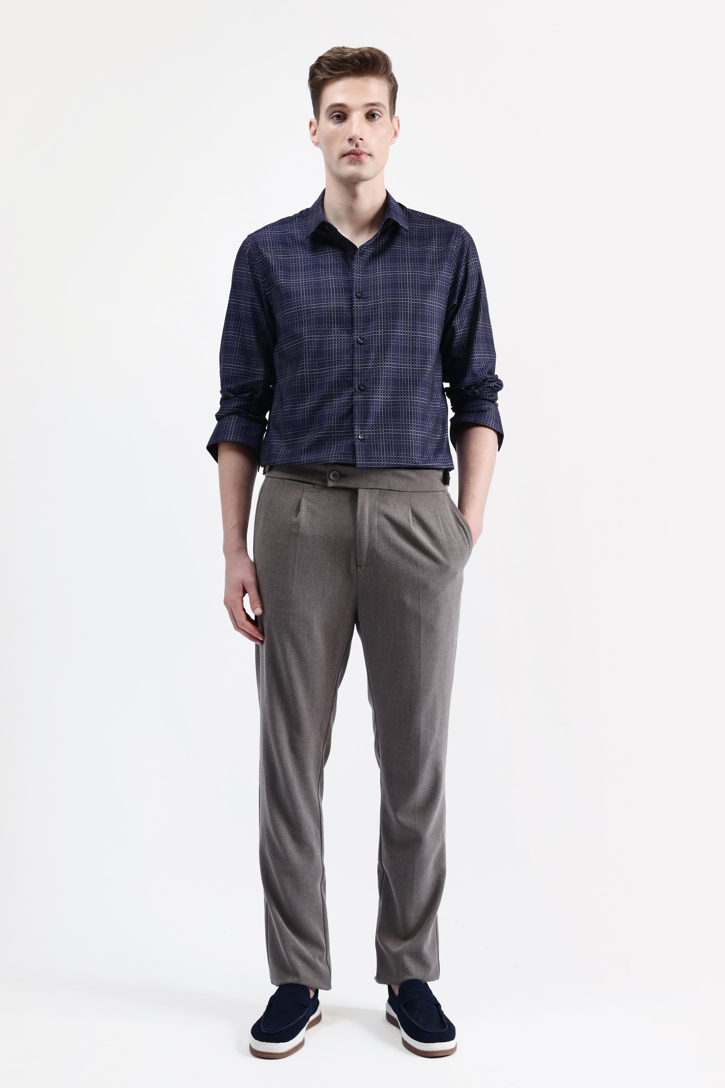 FULL SLEEVES CHECKED SHIRT