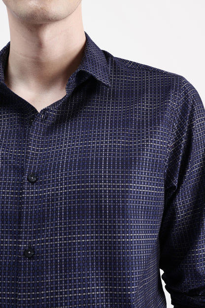 FULL SLEEVES CHECKED SHIRT