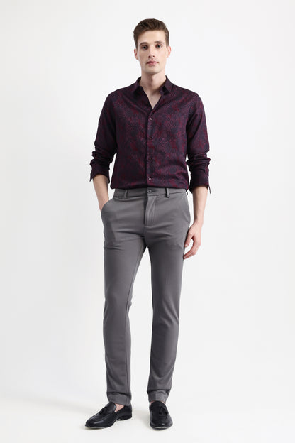 FULL SLEEVES JACQUARD SHIRT