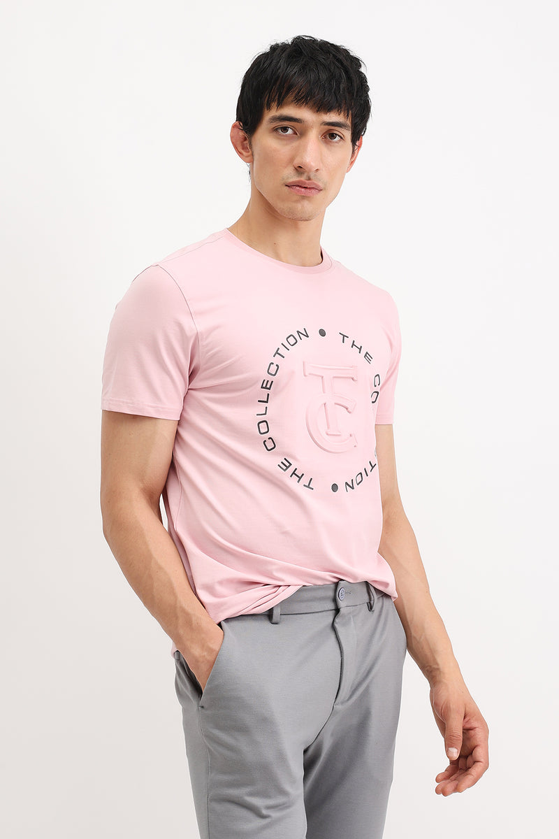 EMBOSSED PRINTED T-SHIRT