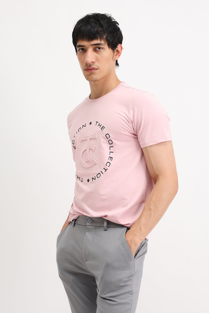 EMBOSSED PRINTED T-SHIRT