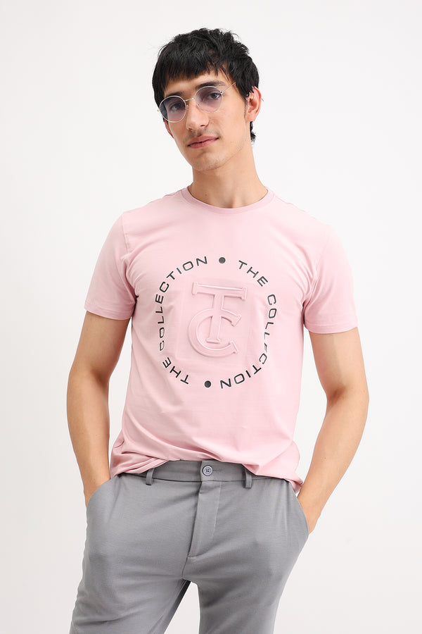 EMBOSSED PRINTED T-SHIRT