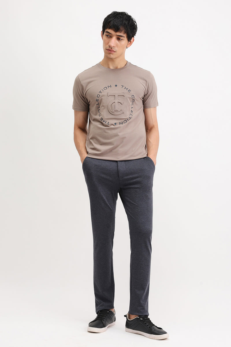 EMBOSSED PRINTED T-SHIRT