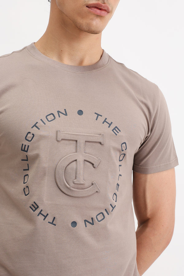 EMBOSSED PRINTED T-SHIRT