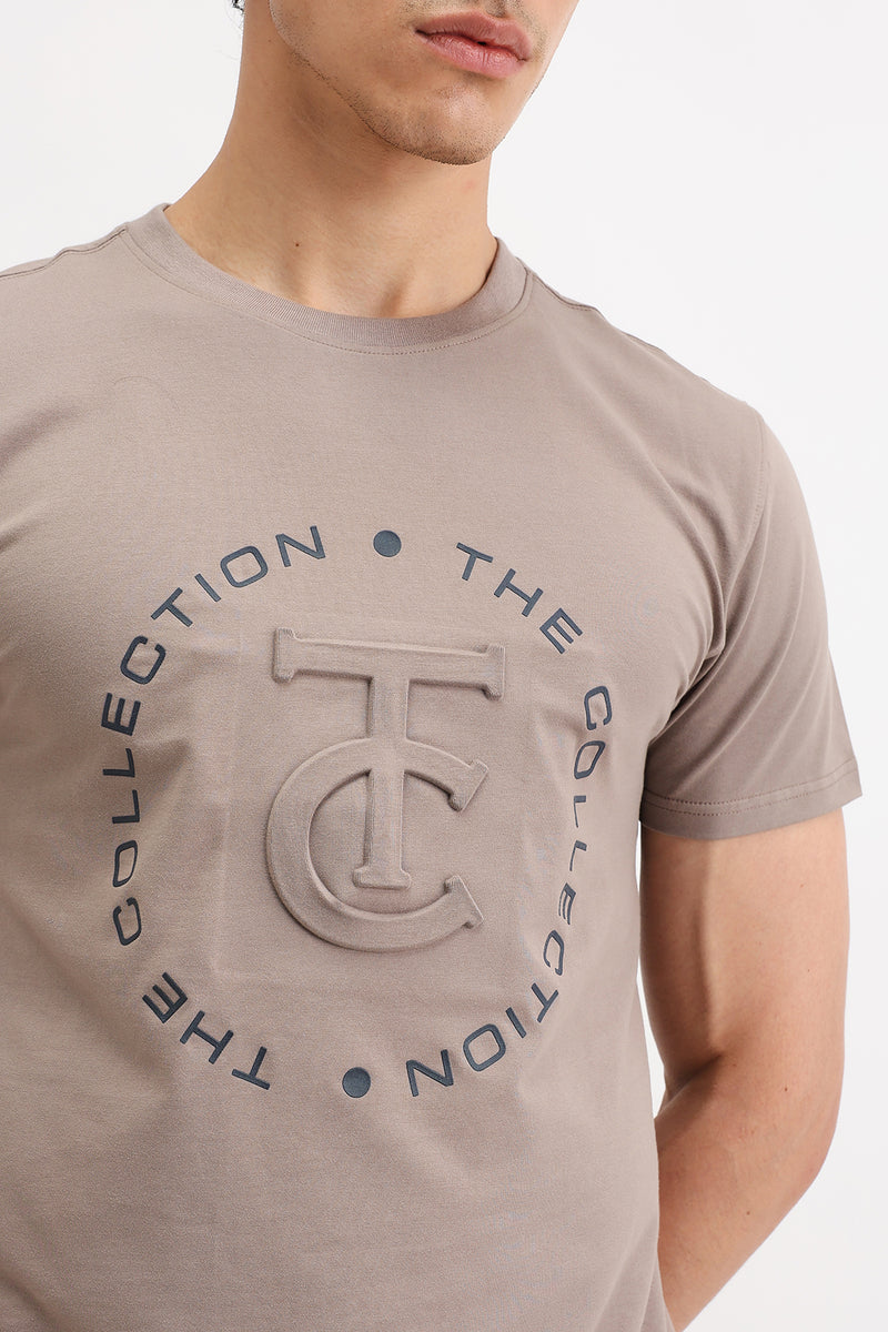 EMBOSSED PRINTED T-SHIRT