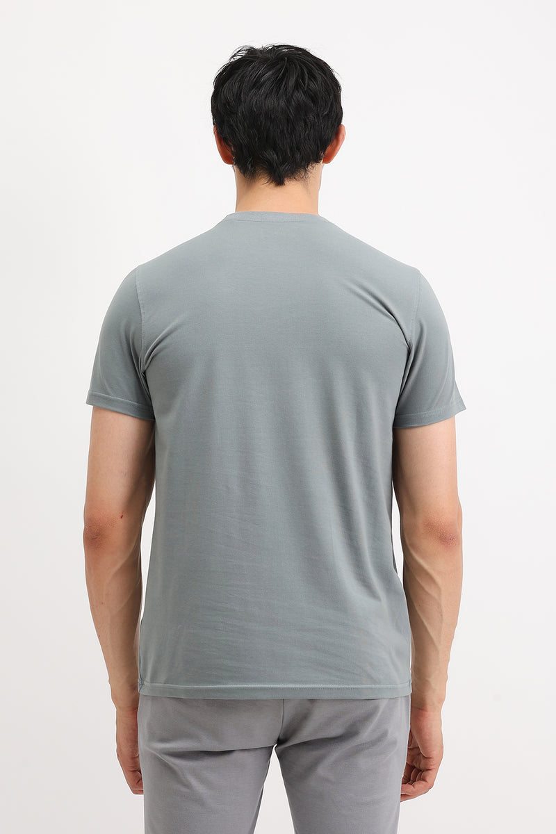 EMBOSSED PRINTED T-SHIRT