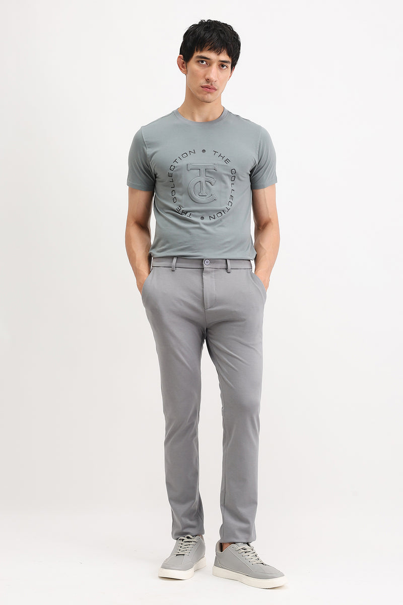 EMBOSSED PRINTED T-SHIRT