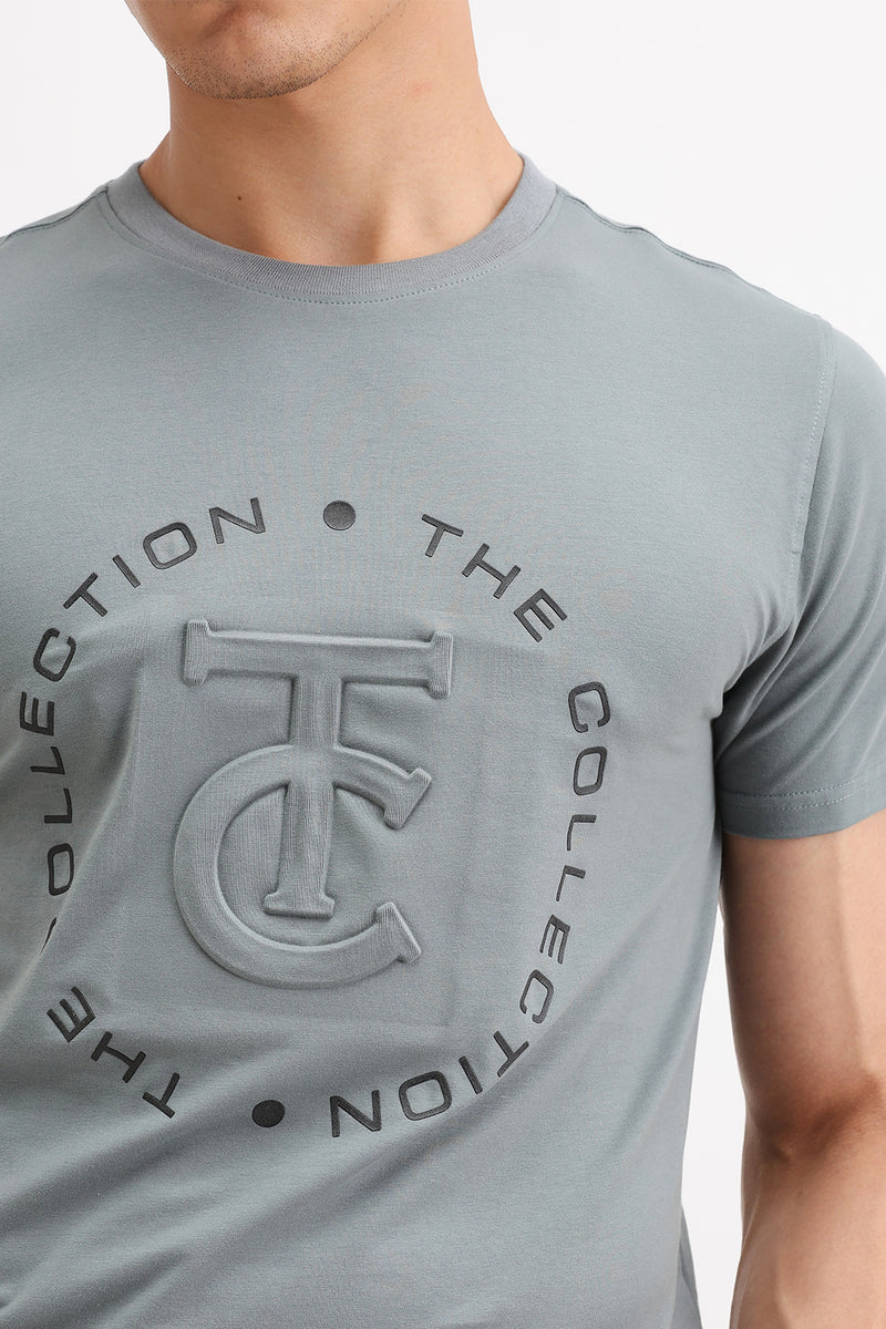 EMBOSSED PRINTED T-SHIRT