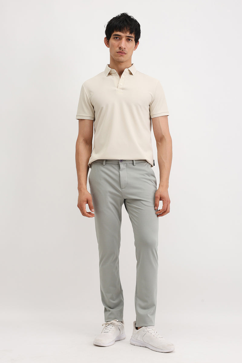 PLAIN POLO T-SHIRT