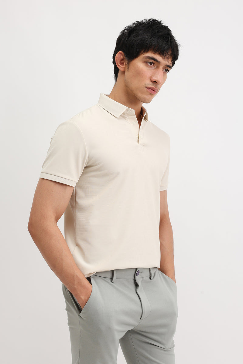 PLAIN POLO T-SHIRT