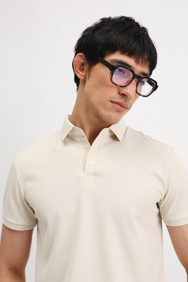 PLAIN POLO T-SHIRT
